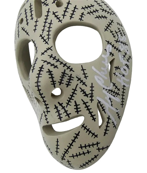 Gerry Cheevers Autographed Mini Mask With HOF 85 And Beckett COA