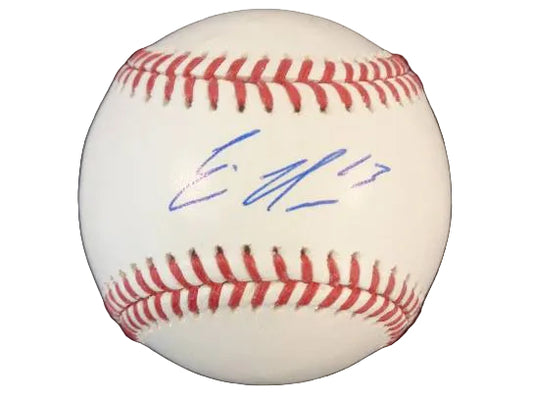 Eric Haase Hand-Signed Detroit Tigers Baseball, With Beckett COA