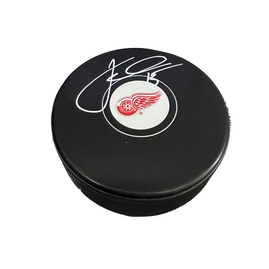 Jakub Vrana Hand-Signed Detroit Red Wings Puck, With COA