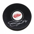 Bobby Ryan, Calder Trophy Finalist, Autographed Detroit Red Wings Puck