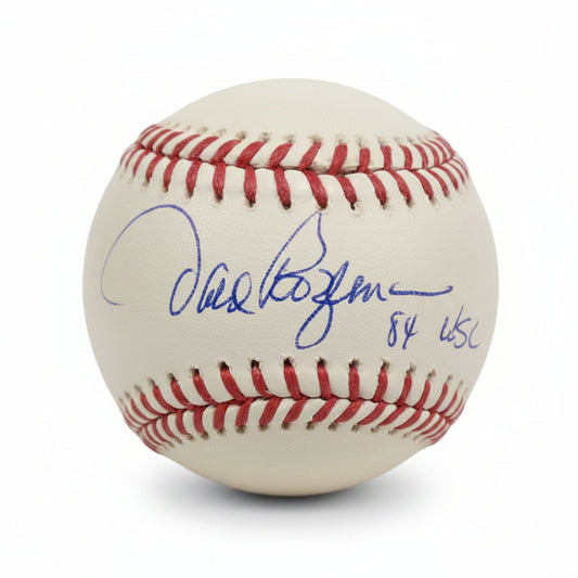 Dave Rozema Signed Detroit Tigers 1984 World Series Baseball, With COA