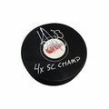 Kris Draper Hand-Signed Detroit Red Wings Puck, With "4X SC Champ" Inscription, And COA