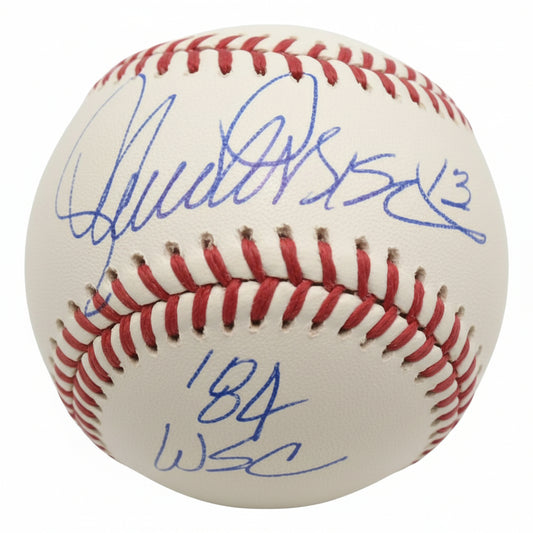 Lance Parrish Autographed Detroit Tigers 1984 World Series Baseball, With COA