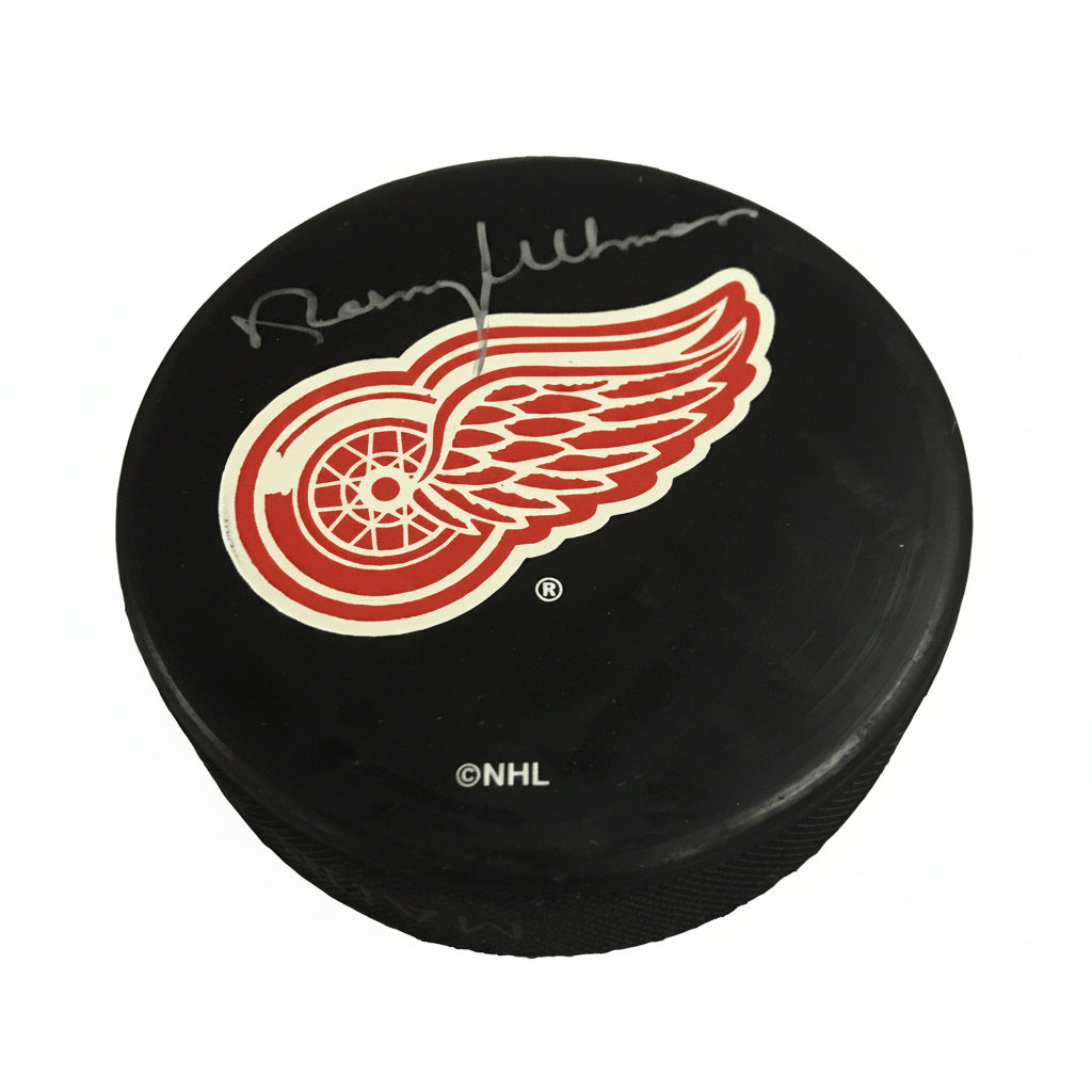 Norm Ullman Hand-Signed Detroit Red Wings Puck, With COA