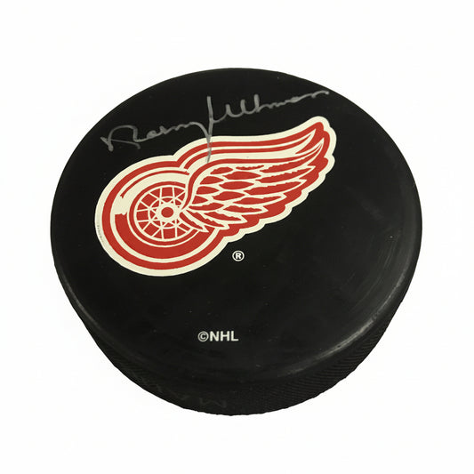 Norm Ullman Hand-Signed Detroit Red Wings Puck, With COA