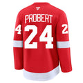 Bob Probert New Authentic Pro Jersey Size 54 (XL) In Red, Detroit Red Wings