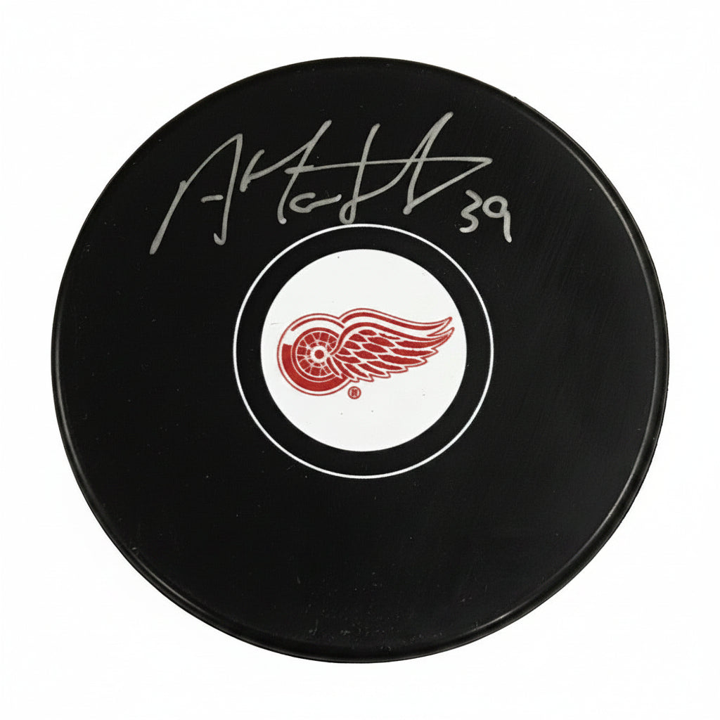 Anthony Mantha Autographed Detroit Red Wings Puck, With COA
