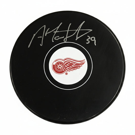 Anthony Mantha Autographed Detroit Red Wings Puck, With COA