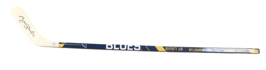 Brett Hull Hand-Signed St. Louis Blues Stick, With Schwartz COA