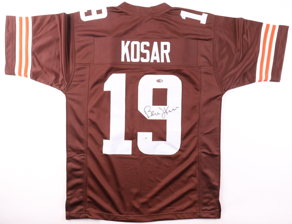 Bernie Kosar Hand-Signed Custom XL Cleveland Browns Jersey, With JSA COA