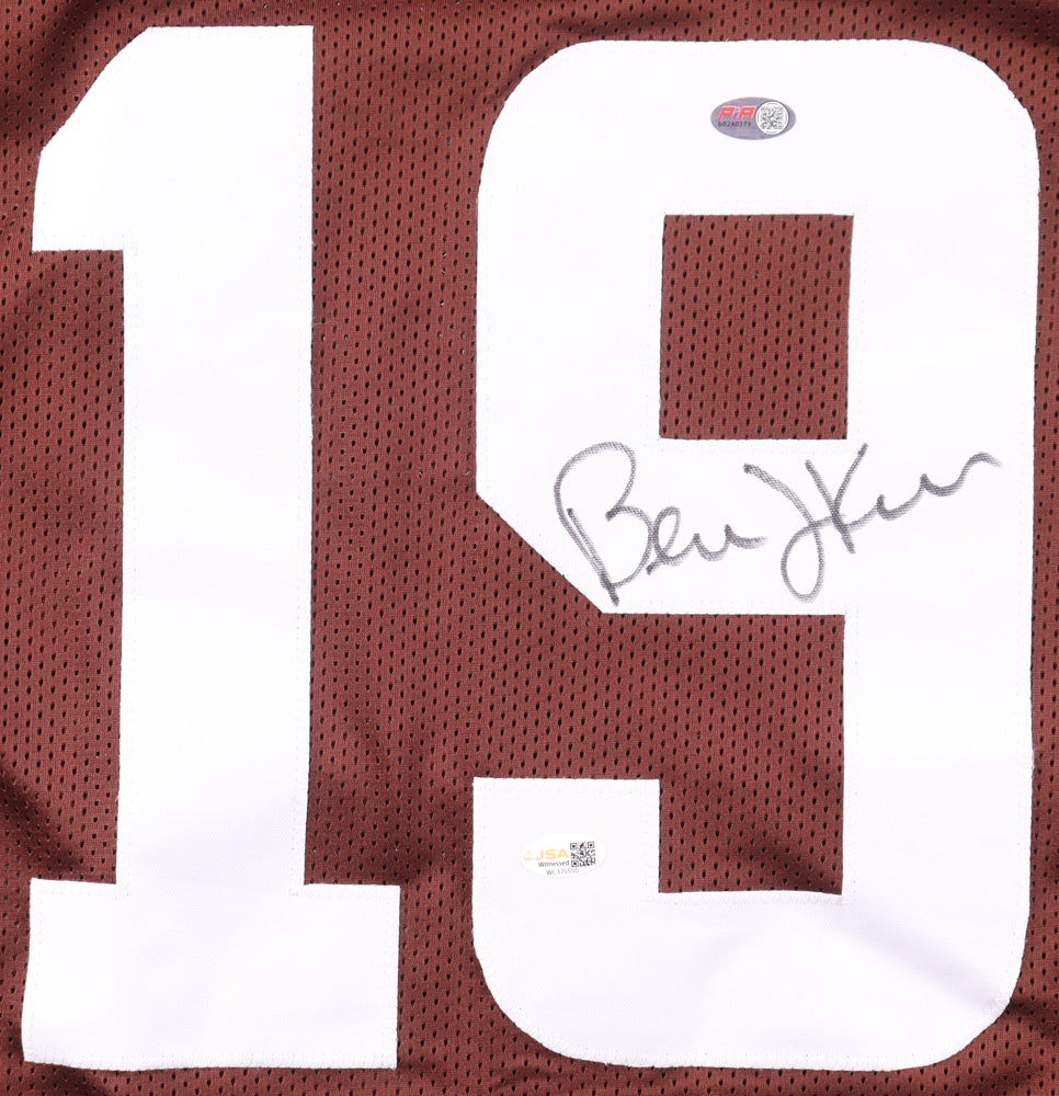 Bernie Kosar Hand-Signed Custom XL Cleveland Browns Jersey, With JSA COA