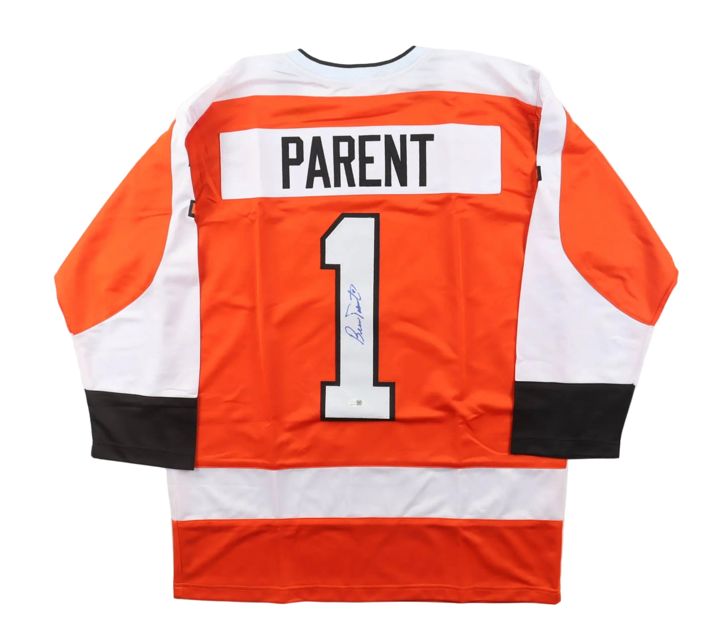 Bernie Parent Hand-Signed XL Custom Philadelphia Flyers Jersey, With JSA COA