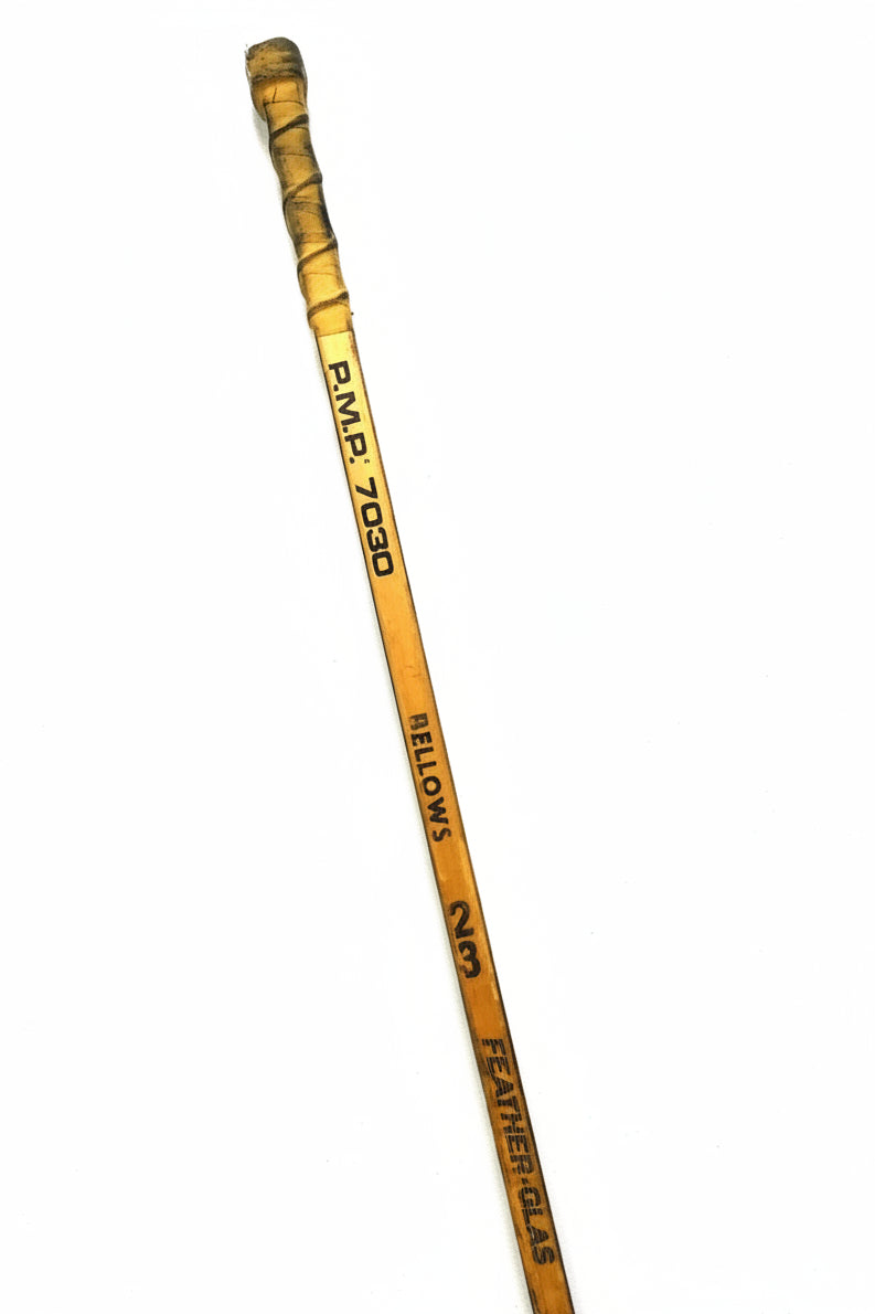 RARE Brian Bellows, Stanley Cup Champion, Autographed GAME USED Authentic Wood Sher-Wood PMP Stick.  Inscribed With “Best Wishes” And Authenticated With Beckett Authentication