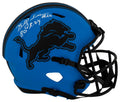 Billy Sims Hand-Signed Detroit Lions Full-Size Rave Alternate Speed Helmet Inscribed "80 R.O.Y.", With Schwartz COA