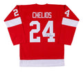 Chris Chelios Hand-Signed XL Custom Detroit Red Wings Jersey, With JSA COA
