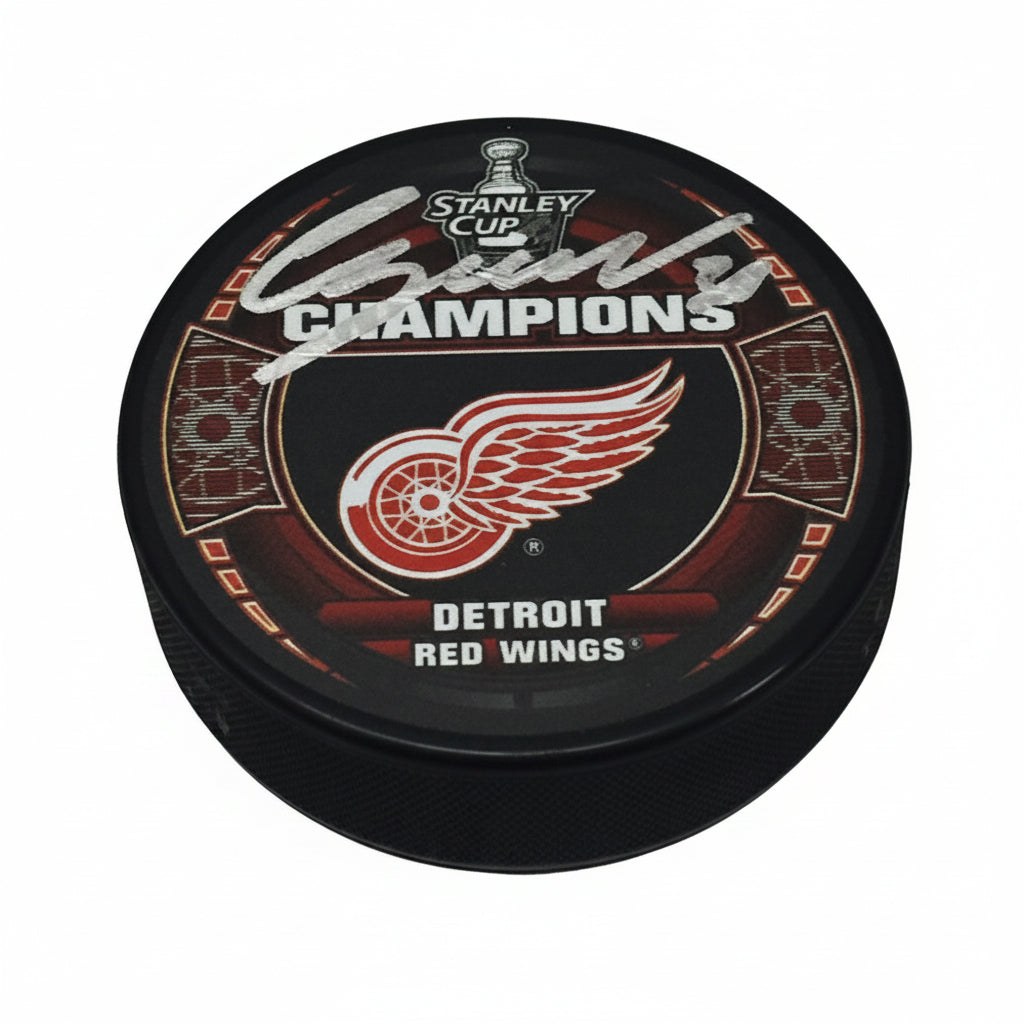 Chris Osgood Autographed 2008 Stanley Cup Champions Puck