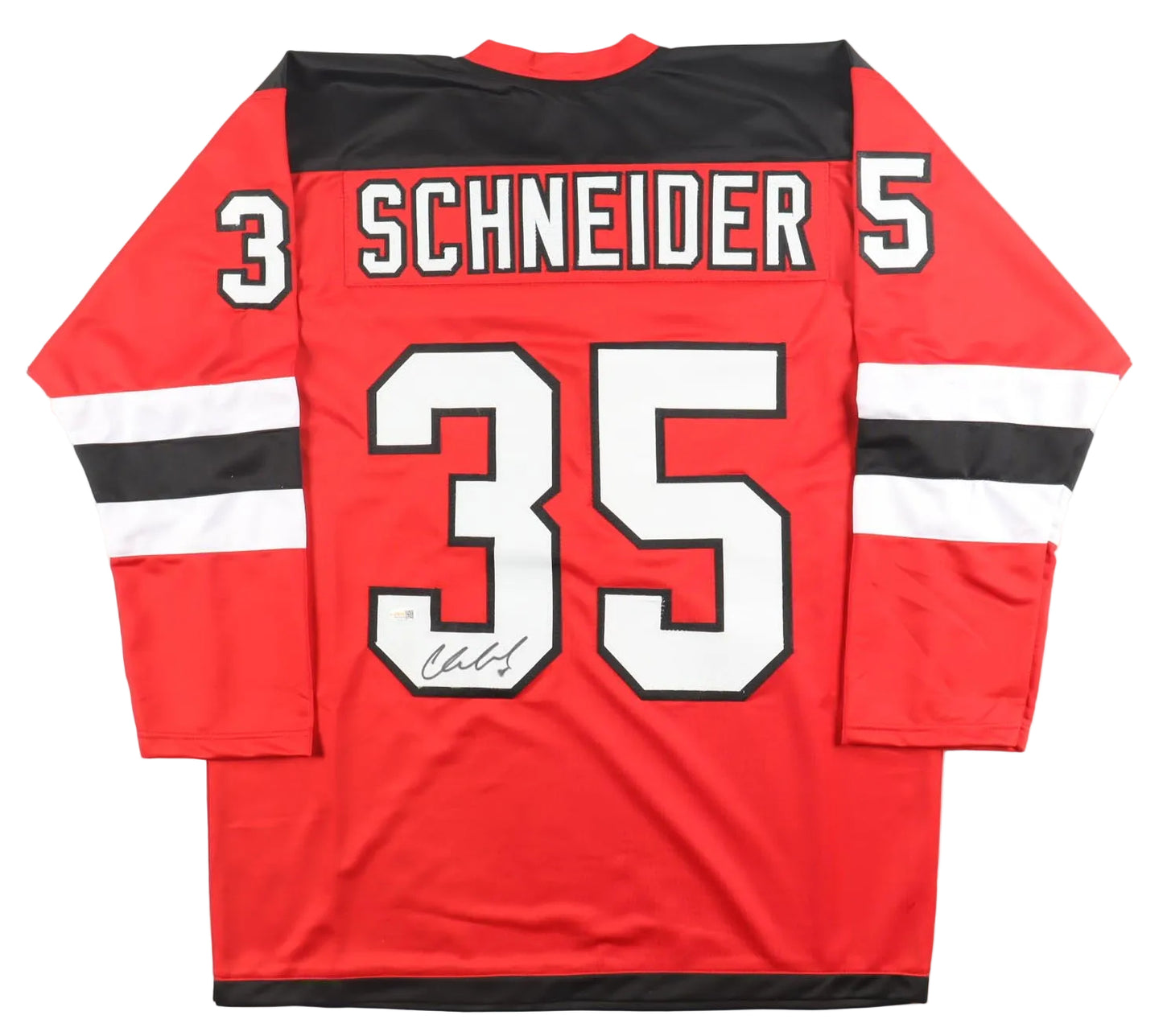 Cory Schneider Autographed Custom XL New Jersey Devils Jersey, With JSA COA