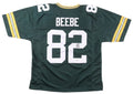 Don Beebe Autographed XL Custom Green Bay Packers Jersey, With Beckett COA