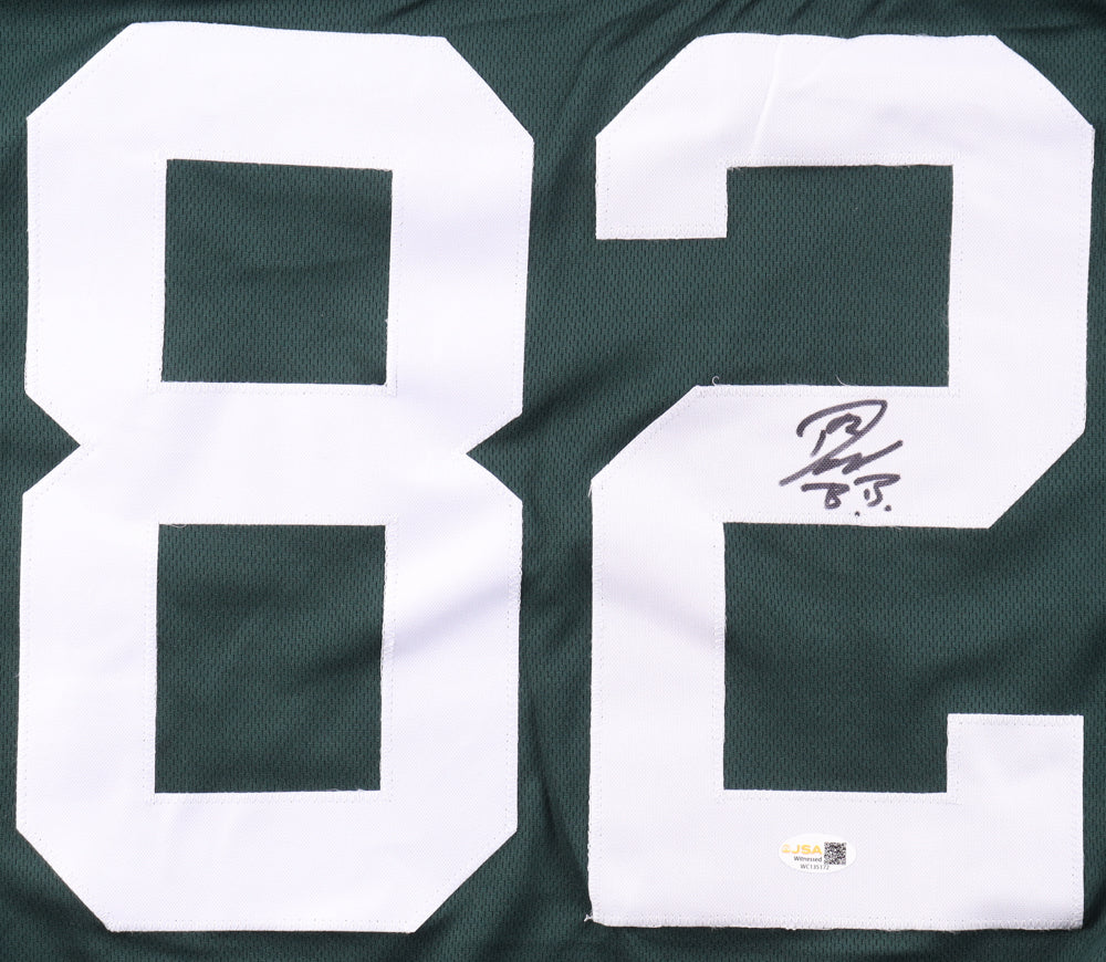 Don Beebe Autographed XL Custom Green Bay Packers Jersey, With Beckett COA