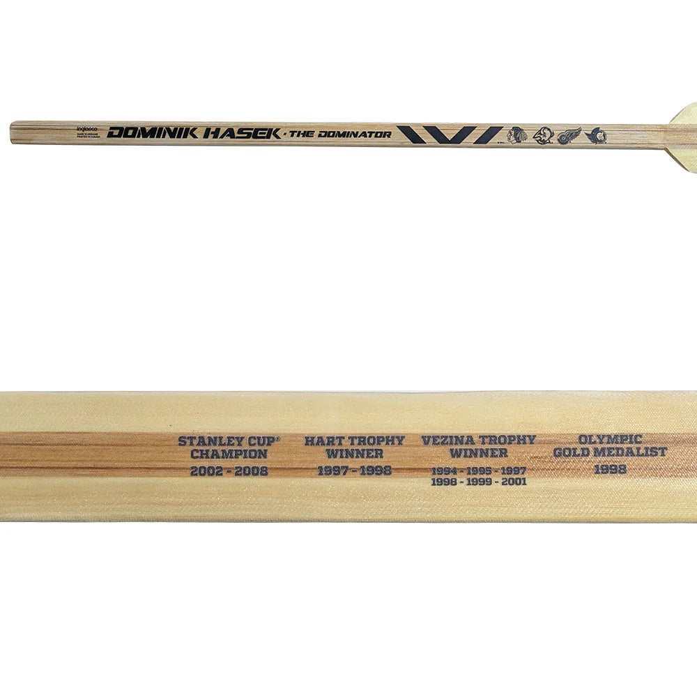 Dominik Hasek Autographed Commemorative Goalie Stick, With COA