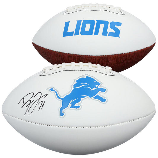 Dylan Larkin Of The Detroit Red Wings, Hand-Signed Detroit Lions Football, With COA