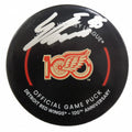Emmitt Finnie Hand-Signed Detroit Red Wings Centennial Official Game Puck, With COA