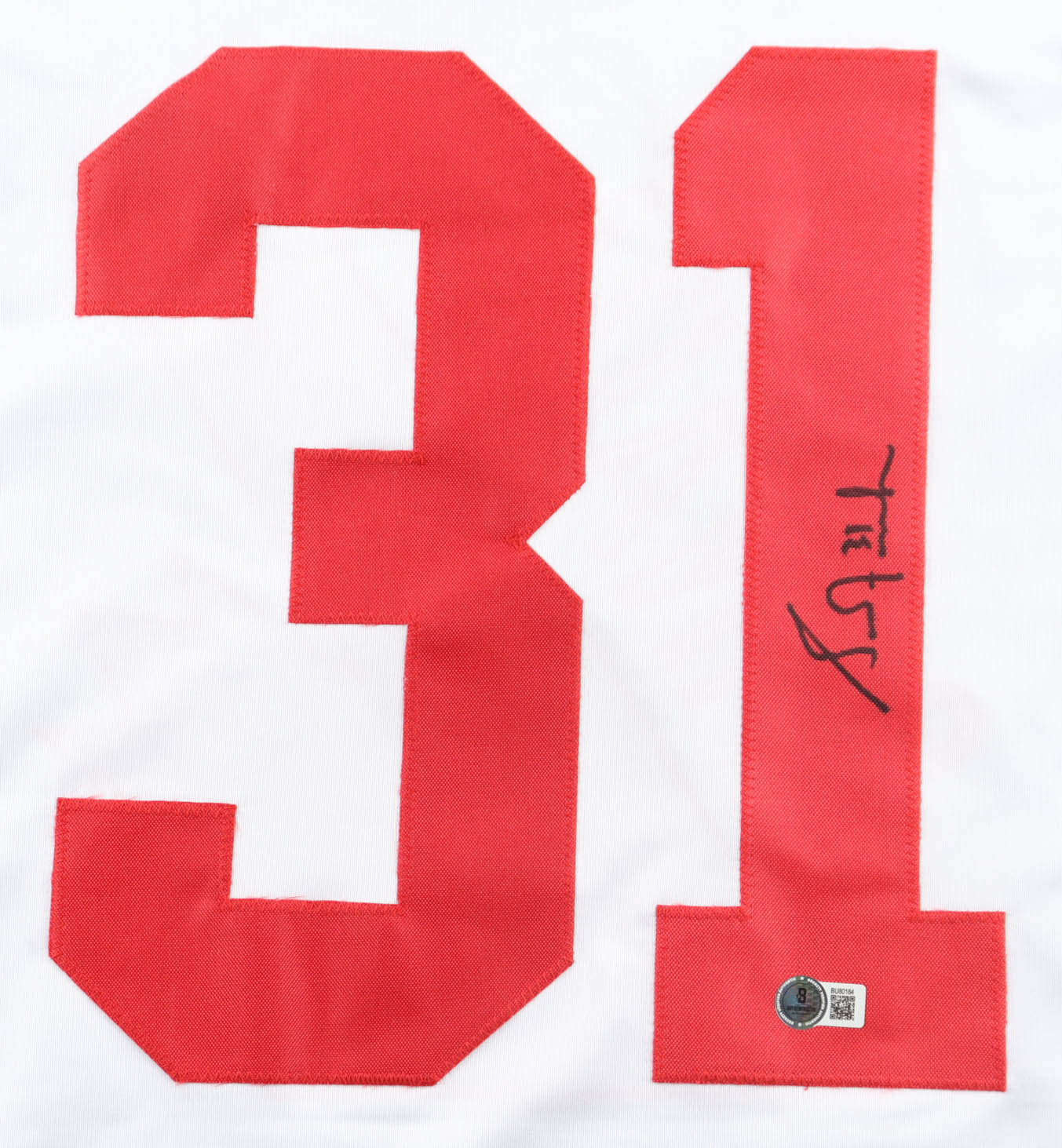 Grant Fuhr Hand-Signed XL Custom Team Canada Jersey, With Beckett COA