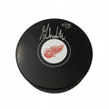 Givani Smith, The Jamaican Enforcer, Autographed Detroit Red Wings Puck