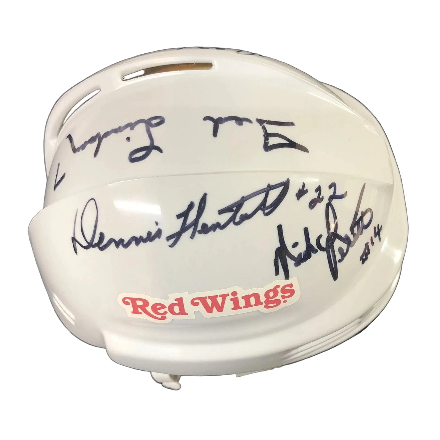 Multi-Signed Detroit Red Wings Mini Helmet, With COA