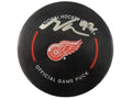 Marco Kasper Hand-Signed Detroit Red Wings Official Game Puck, With Beckett COA