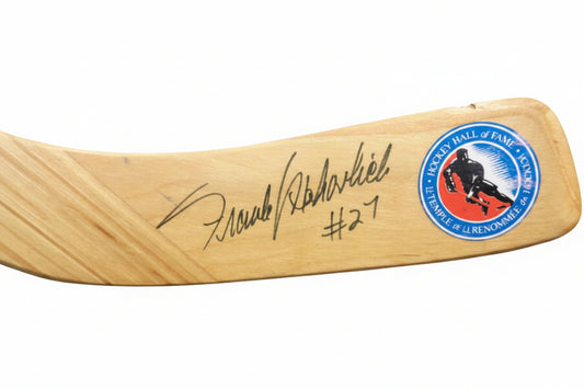 Frank Mahovlich Hand-Signed Hockey Hall Of Fame Stick, With COA