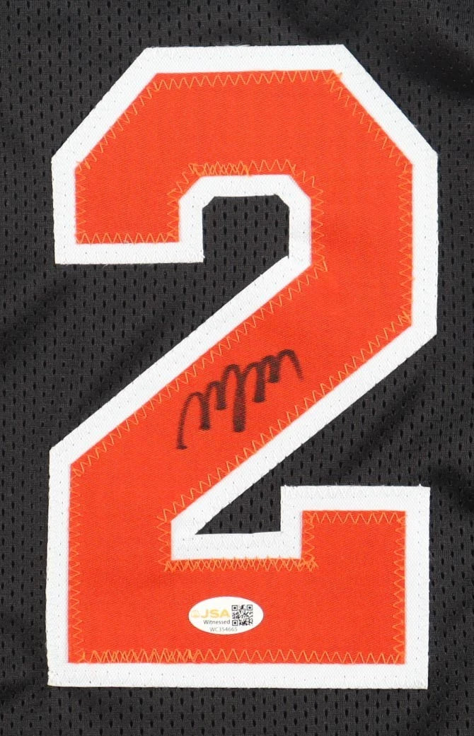 Miles "Deuce" McBride Hand-Signed XL Custom New York Knicks Jersey, With JSA COA