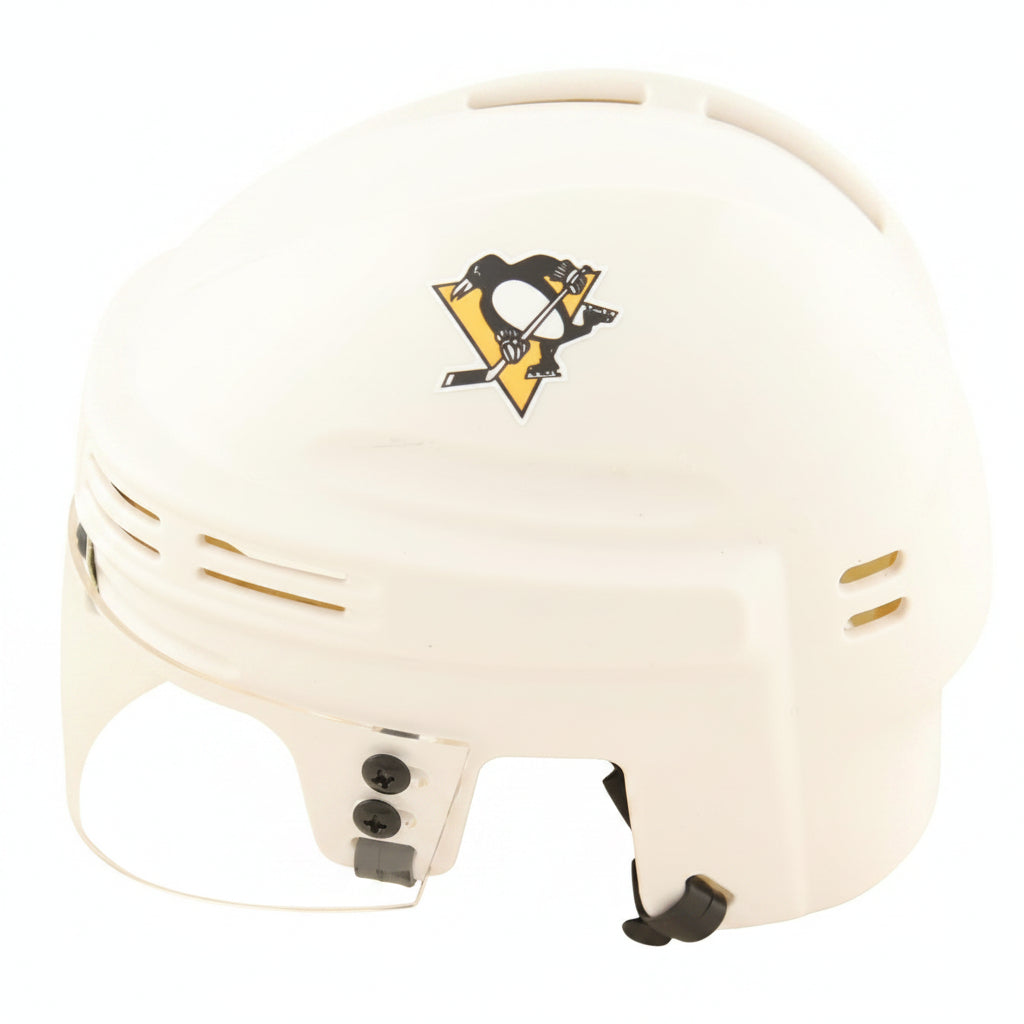 Mark Recchi Autographed Pittsburgh Penguins Mini Helmet, With HOF And COA
