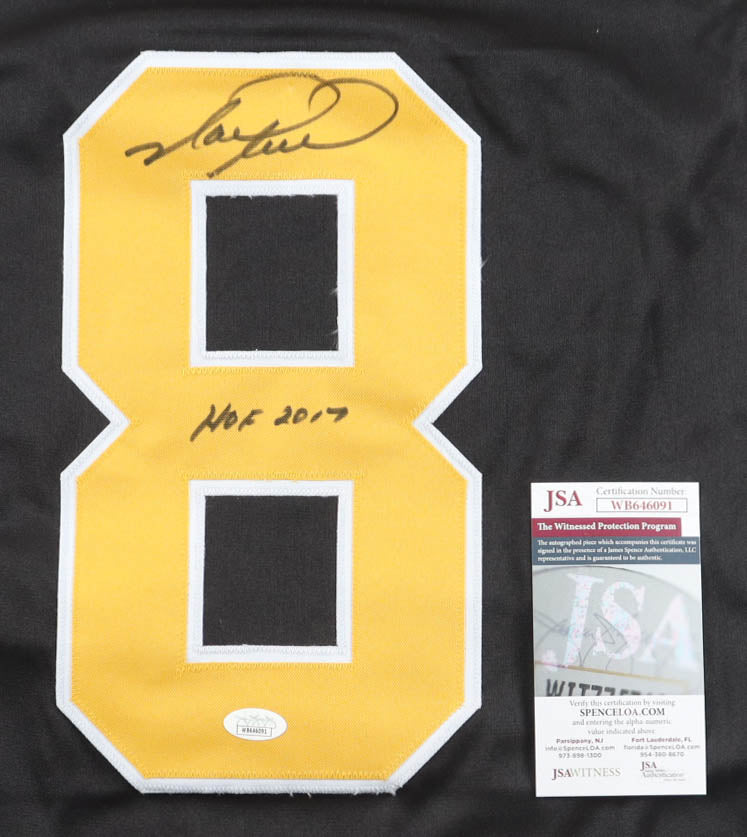 Mark Recchi Autographed Custom Pittsburgh Penguins Jersey With HOF 2017