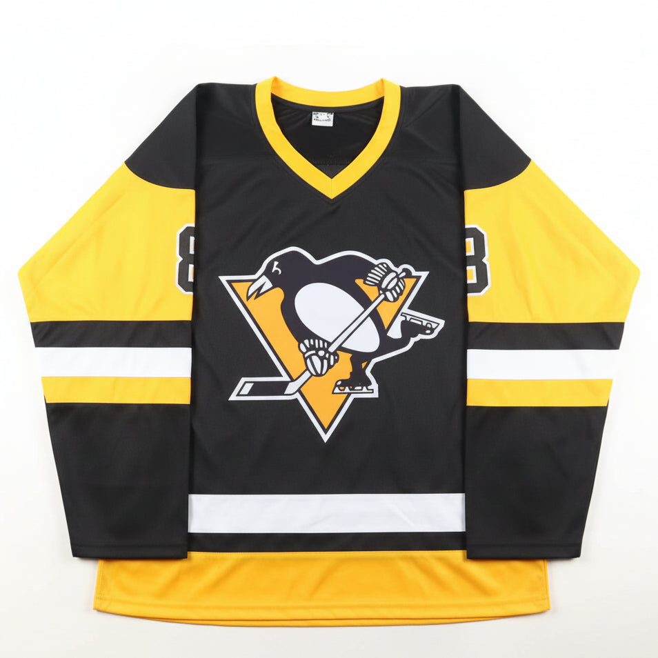 Mark Recchi Autographed Custom Pittsburgh Penguins Jersey With HOF 2017