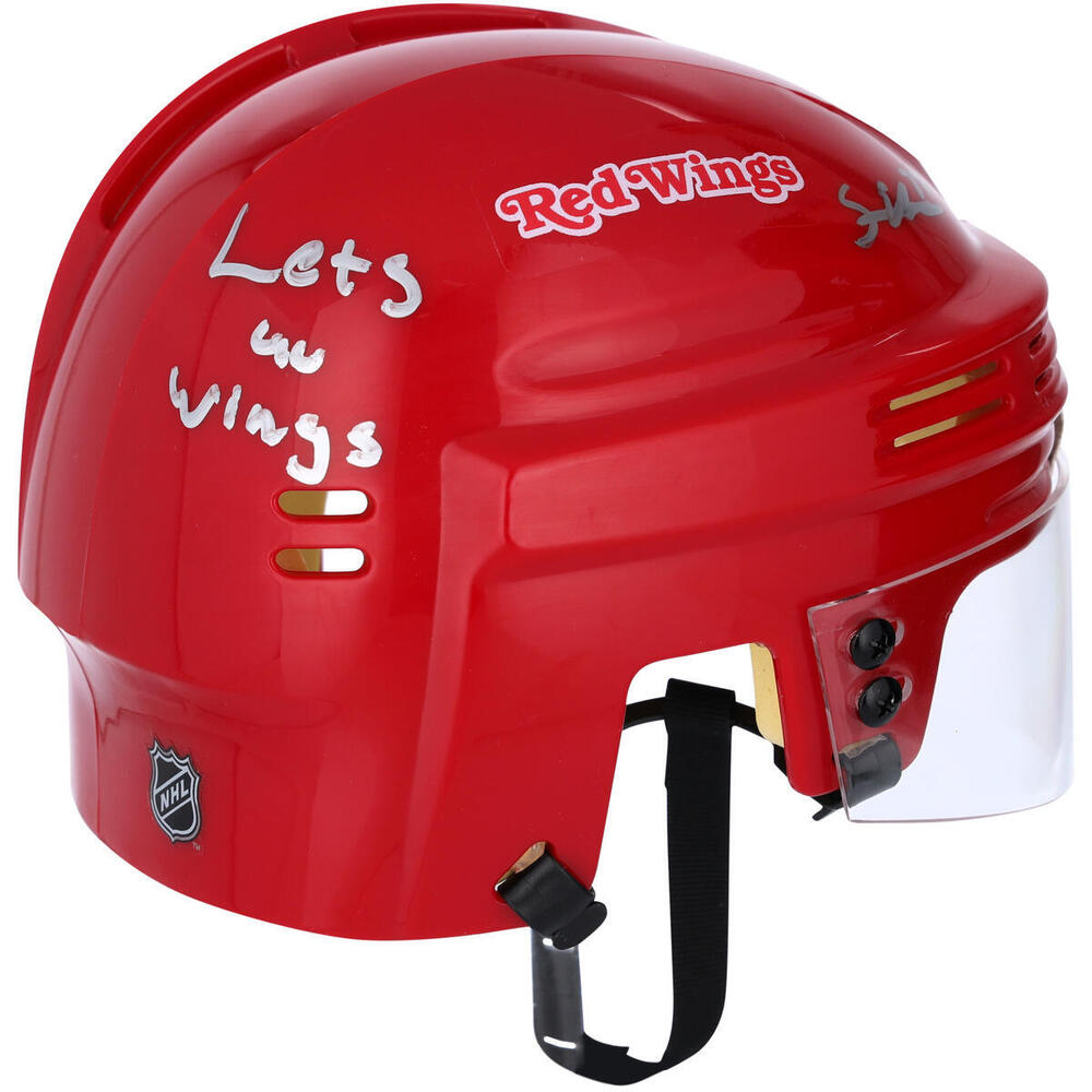 Simon Edvinsson Autographed Detroit Red Wings Mini Helmet, With COA