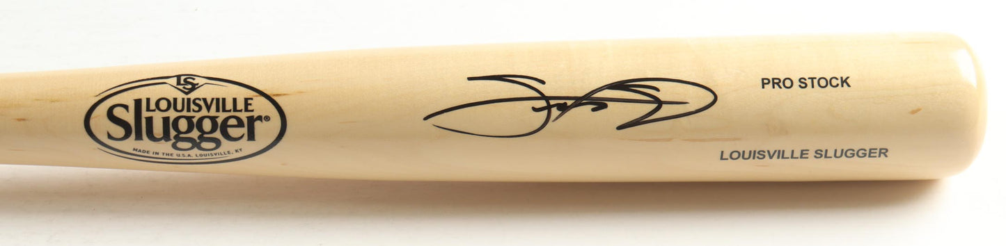 Sammy Sosa Autographed Louisville Slugger Baseball Bat, With JSA COA