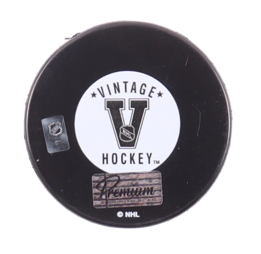 Stan Smyl Hand- Signed Vancouver Canucks Puck, With COA