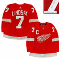 Ted Lindsay Autographed Adidas Pro Jersey With COA