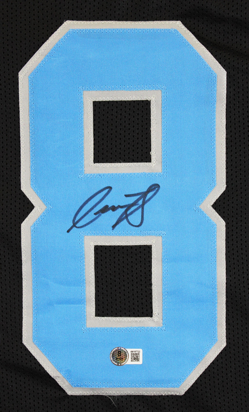 Isaac TeSlaa Autographed XL Custom Detroit Lions Jersey In Black, With Beckett COA