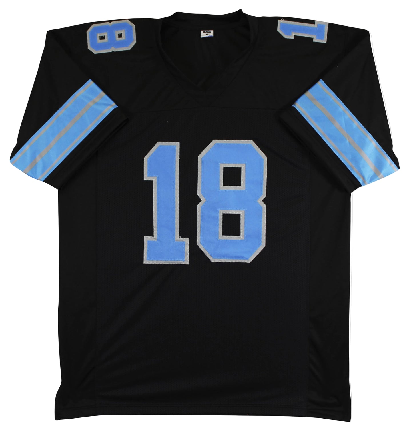 Isaac TeSlaa Autographed XL Custom Detroit Lions Jersey In Black, With Beckett COA