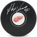 Mike Vernon Autographed Detroit Red Wings Puck, With COA