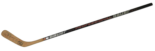 RARE AND UNIQUE Steve Yzerman AND Martin Lapointe, Five-Time Stanley Cup Champions Combined (As Players), Autographed Bauer Stick, With Beckett Authentication