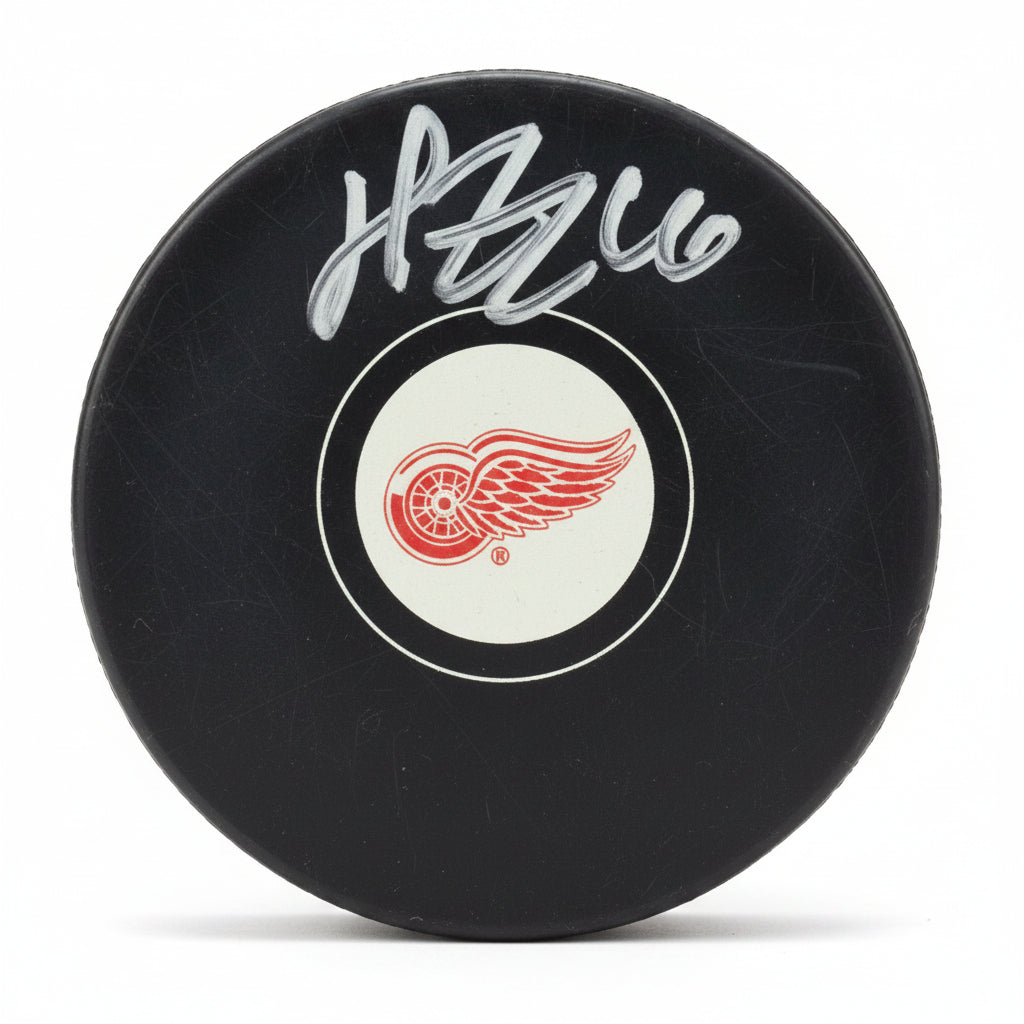 Henrik Zetterberg Hand-Signed Detroit Red Wings Puck, With COA